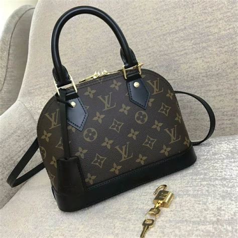 louis vuitton alma monogram bb brown stores|Louis Vuitton Alma bb bag.